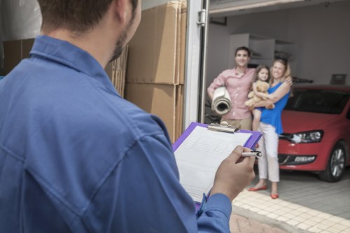 Packing and preparation for a house move with removalists