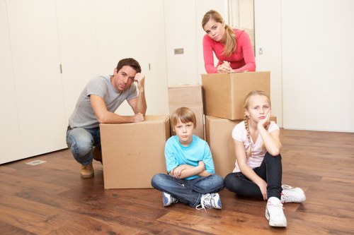 Commercial removal team handling office furniture and equipment
